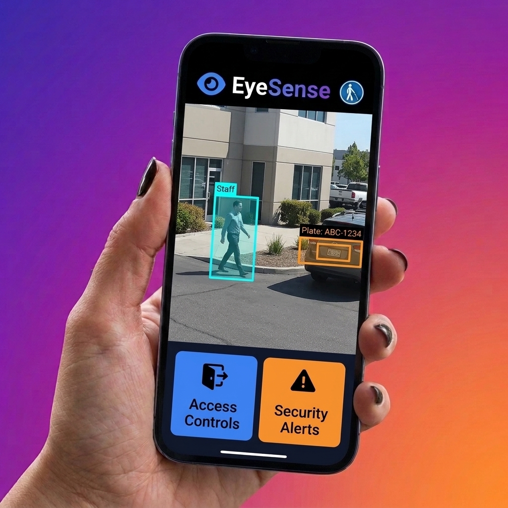 EyeSense Handheld App Mockup
